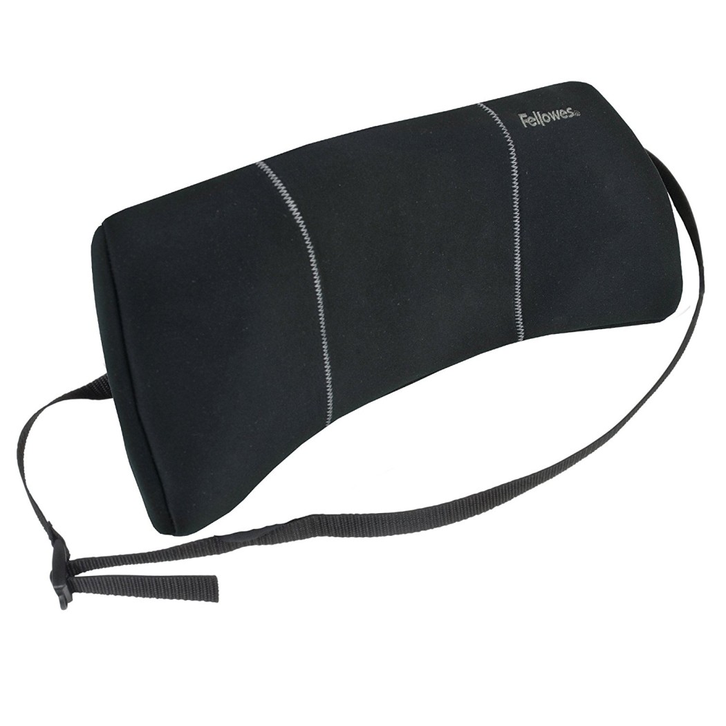 Fellowes Lumbar Back Support - Black